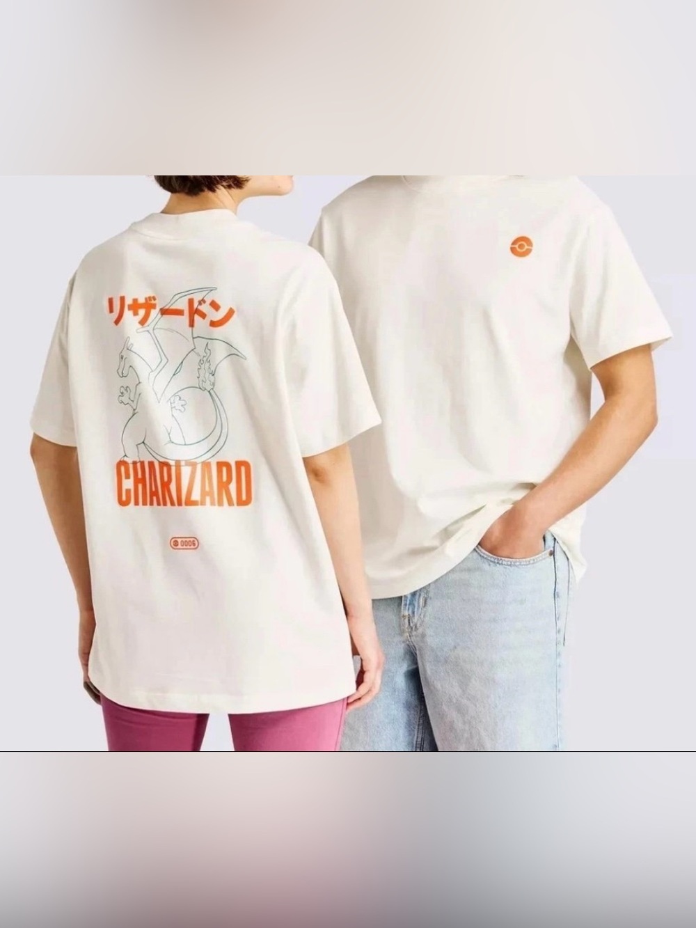 Pokémon x Target Charizard Men's Graphic Tee Orange Poké Emblem XL